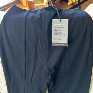 Wat.The Brand split hem trousers  XS/ 8.  NWT